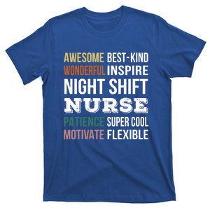 Night Shift Nurse Tee Funny Appreciation Gift T-Shirt