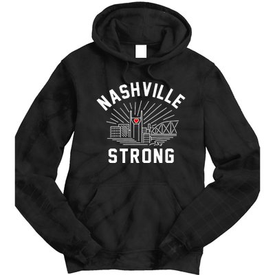 Nashville Strong Tie Dye Hoodie