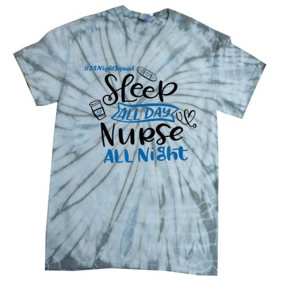 Night Shift Nurse 3S Variant Tie-Dye T-Shirt