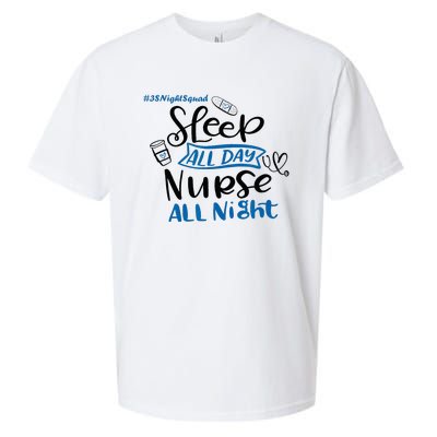 Night Shift Nurse 3S Variant Sueded Cloud Jersey T-Shirt