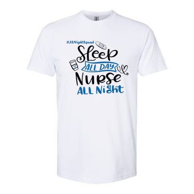 Night Shift Nurse 3S Variant Softstyle CVC T-Shirt