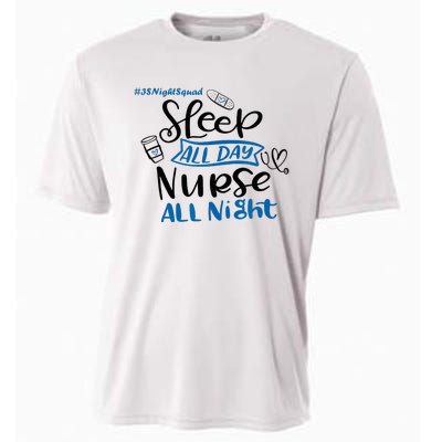 Night Shift Nurse 3S Variant Cooling Performance Crew T-Shirt