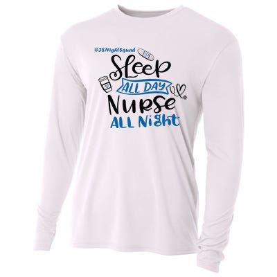 Night Shift Nurse 3S Variant Cooling Performance Long Sleeve Crew