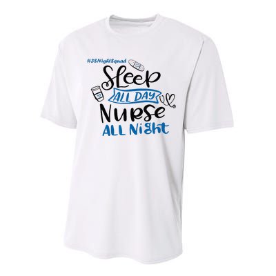 Night Shift Nurse 3S Variant Performance Sprint T-Shirt