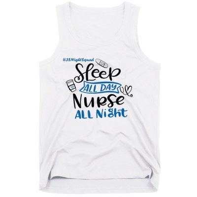 Night Shift Nurse 3S Variant Tank Top