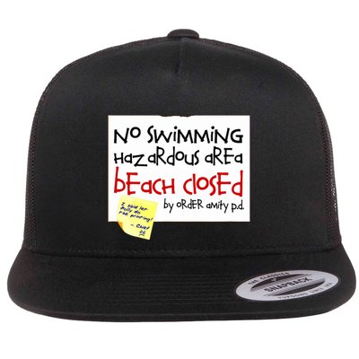 No Swimming Flatbill Hat