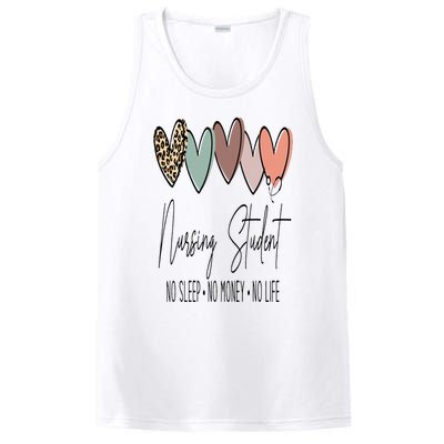 Nursing Student No Sleep No Money No Life Future Nurse PosiCharge Competitor Tank