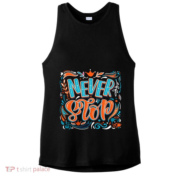 Never Stop Ladies PosiCharge Tri-Blend Wicking Tank