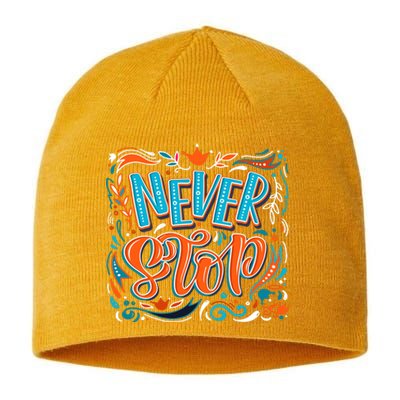 Never Stop Sustainable Beanie