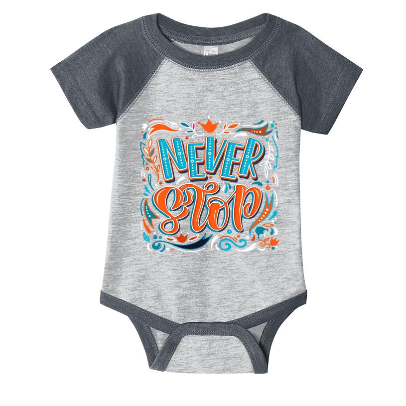 Never Stop Infant Baby Jersey Bodysuit
