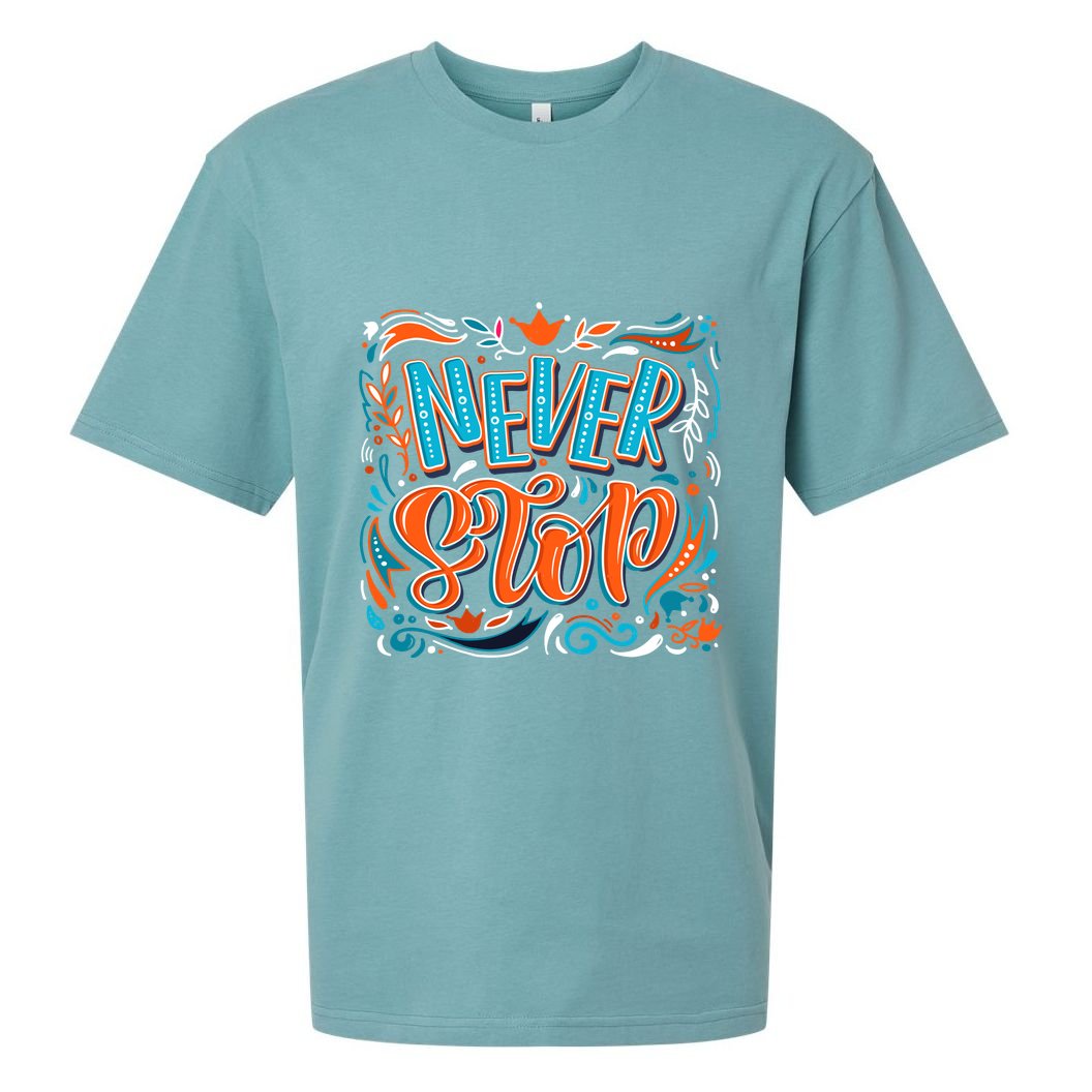 Never Stop Sueded Cloud Jersey T-Shirt