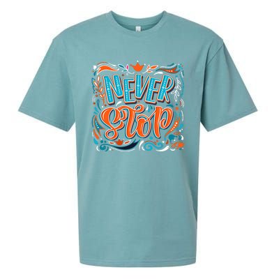 Never Stop Sueded Cloud Jersey T-Shirt