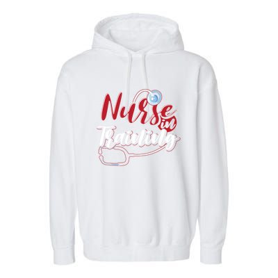 Nursing School Nurse In Training Stethoscope Future Nurse Cool Gift Garment-Dyed Fleece Hoodie