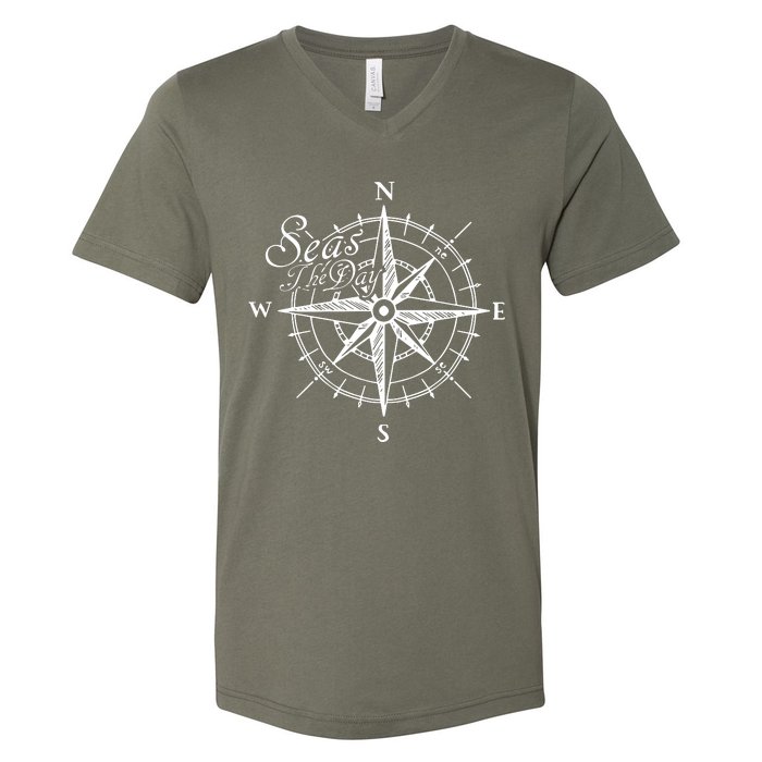 Nautical Sailing V-Neck T-Shirt