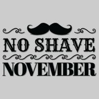 No Shave November Mustache Funny Tie-Dye T-Shirt