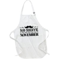 No Shave November Mustache Funny Apron