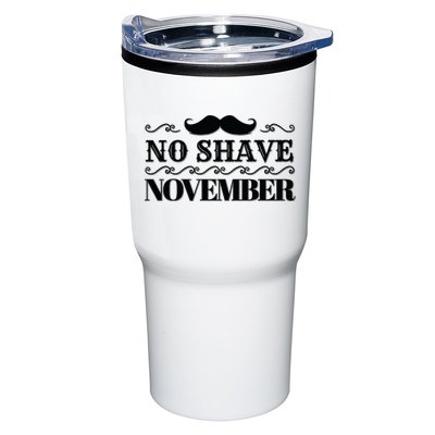 No Shave November Mustache Funny Tumbler
