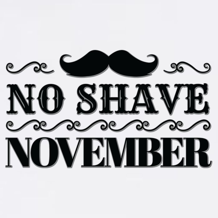No Shave November Mustache Funny Poster