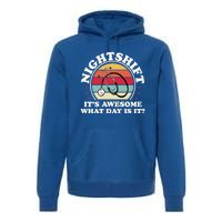 Night Shift Nurse Funny Nurse Nursing Rn Lpn Cna Gift Premium Hoodie