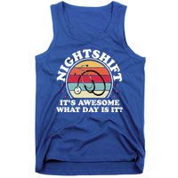 Night Shift Nurse Funny Nurse Nursing Rn Lpn Cna Gift Tank Top