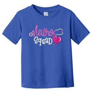 Neuro Squad Neuroscience Nurse Rn Neurologist Secretary Funny Gift Toddler T-Shirt