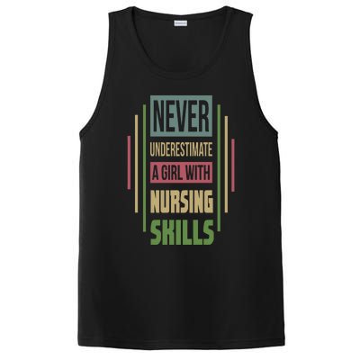 Nursing Skills Never Underestimate A Gift PosiCharge Competitor Tank