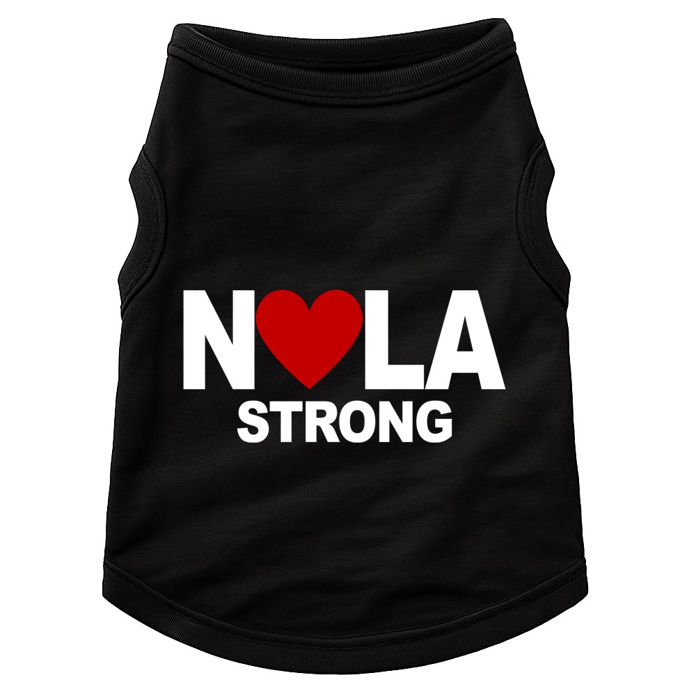 Nola Strong New Orleans Support Never Forget Doggie Tank