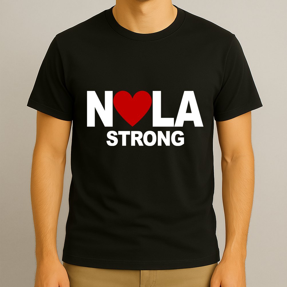 Nola Strong New Orleans Support Never Forget T-Shirt