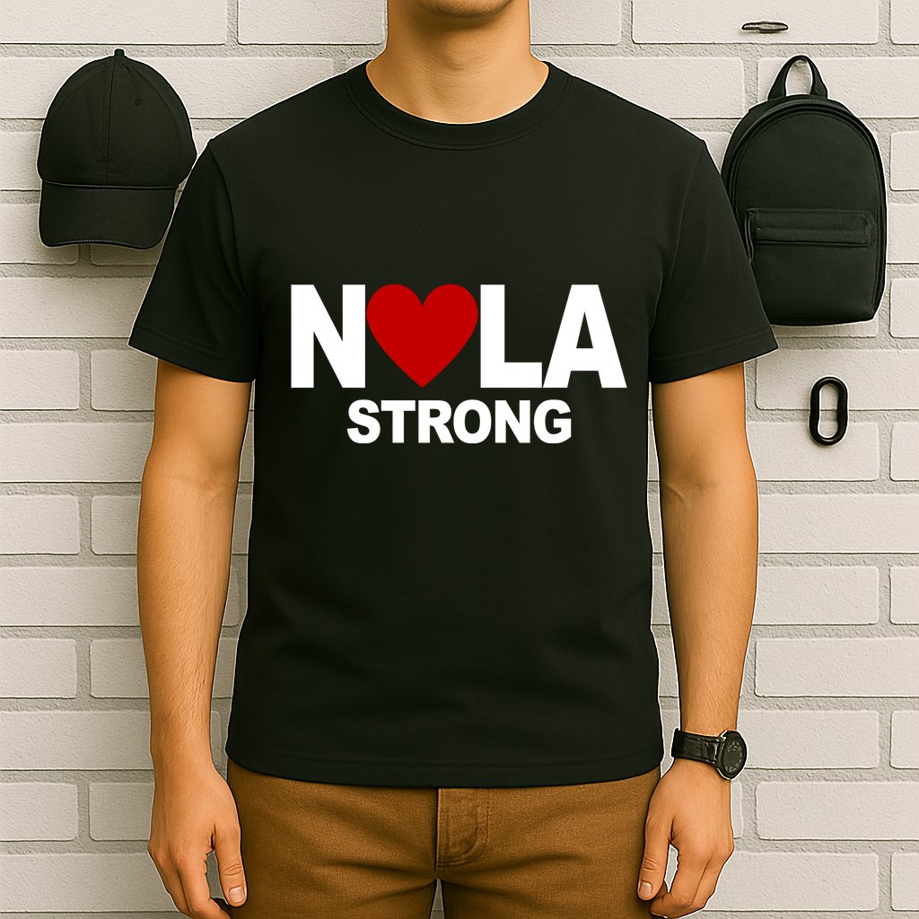 Nola Strong New Orleans Support Never Forget T-Shirt