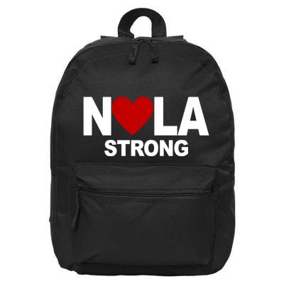 Nola Strong New Orleans Support Never Forget 16 in Basic Backpack