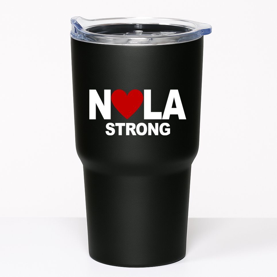 Nola Strong New Orleans Support Never Forget Tumbler