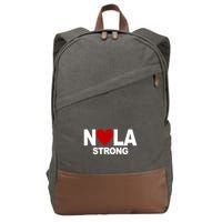 Nola Strong New Orleans Support Never Forget Cotton Canvas Backpack