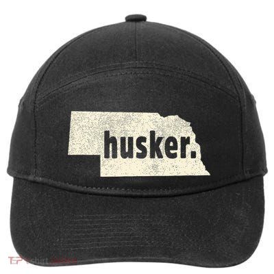 Nebraska State Nickname Husker 7-Panel Snapback Hat