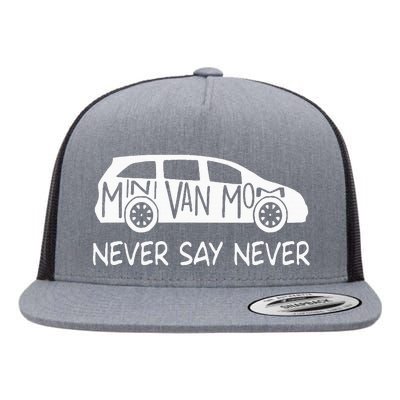 Never Say Never Sayings Minivan Cute Soccer Mom Goalkeepers Flat Bill Trucker Hat