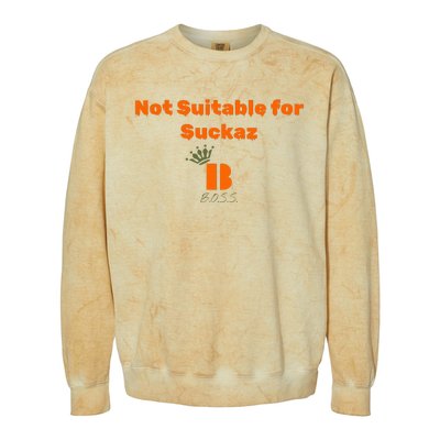 Not Suitable Colorblast Crewneck Sweatshirt