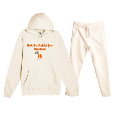 Not Suitable Premium Hooded Sweatsuit Set