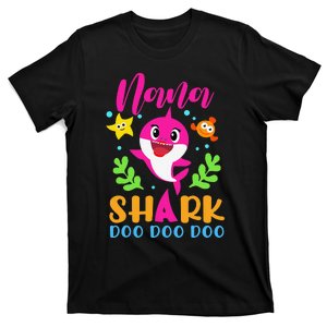 Nana Shark Nana Shark Lover Family Mother's Day T-Shirt