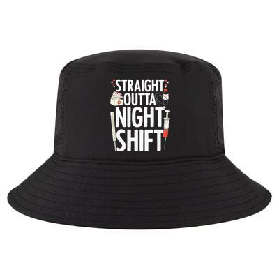 Night Shift Nurse For Men Women Emergency Registered Nurse Cool Comfort Performance Bucket Hat