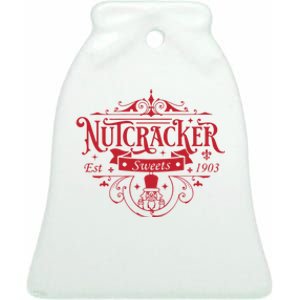 Nutcracker Sweets Nutcracker Christmas Holiday Ceramic Bell Ornament