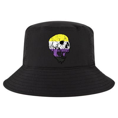 N.O.N.B.I.N.A.R.Y. .S.Kull Non Binary Enby Pride Lgbtq Cool Comfort Performance Bucket Hat