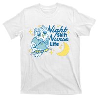 Night Shift Nurse Life Owl T-Shirt