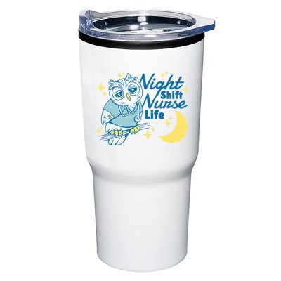 Night Shift Nurse Life Owl Tumbler