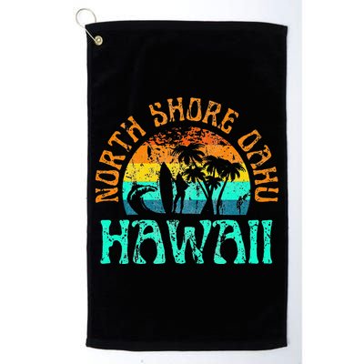 North Shore Oahu Hawaii Surf Beach Surfer Waves Golf Towel
