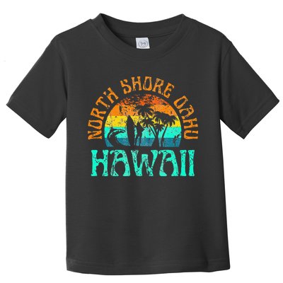 North Shore Oahu Hawaii Surf Beach Surfer Waves Toddler T-Shirt