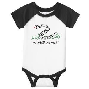 No Step On Gadsden Flag Infant Baby Jersey Bodysuit