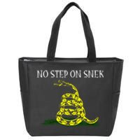 No Step On Zip Tote Bag