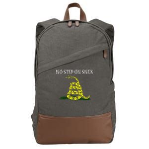 No Step On Cotton Canvas Backpack