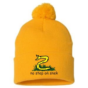 No Step On Pom Pom 12in Knit Beanie