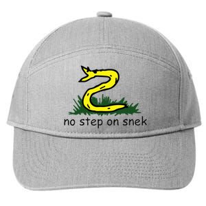 No Step On 7-Panel Snapback Hat