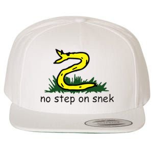 No Step On Wool Snapback Cap